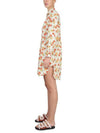 Floral Print Short Dress - MARNI - BALAAN 3