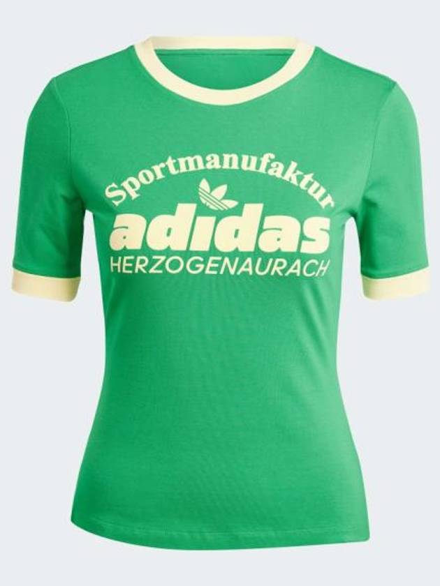 Graphic Retro Short Sleeve T-Shirt Green - ADIDAS - BALAAN 2