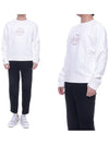 Cotton Embroidered Logo Sweatshirt White - MAISON MARGIELA - BALAAN 2