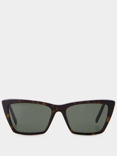 Sl 737 Mica Thin Sunglasses - Saint Laurent - Acetate - Brown - SAINT LAURENT - BALAAN 1