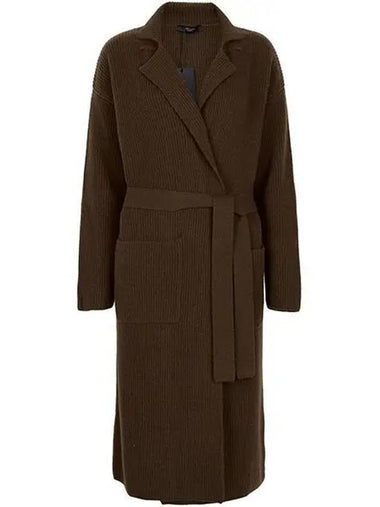 Brown Kabul Wool Cardigan 006 1209056 - MAX MARA - BALAAN 1