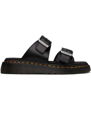 Josef double buckle strap leather sandals black 31570001 - DR. MARTENS - BALAAN 1