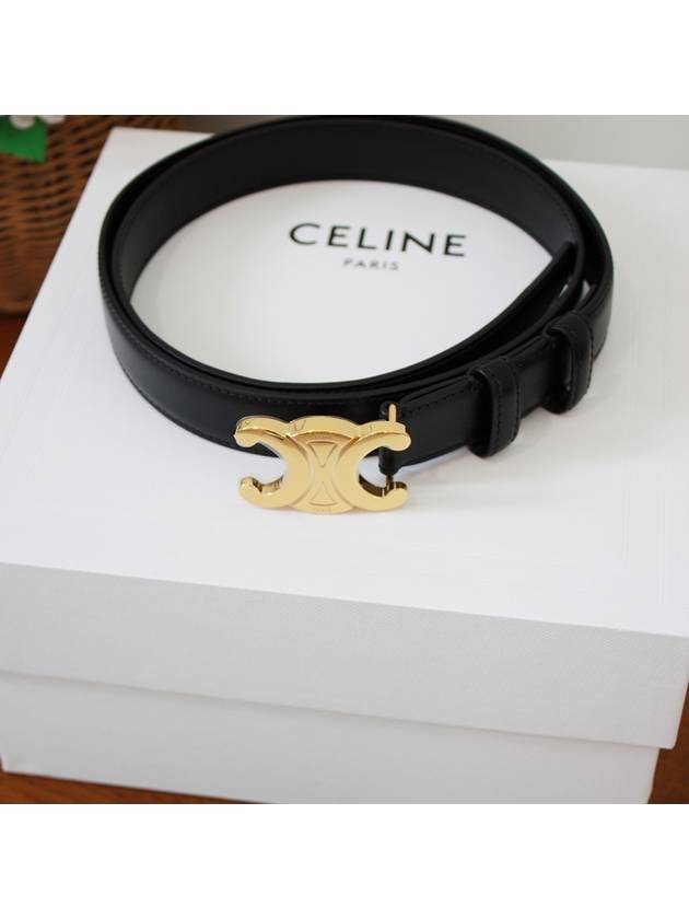 Triope Medium Belt Black Gold Plated 45AK93A01 38NO - CELINE - BALAAN 6