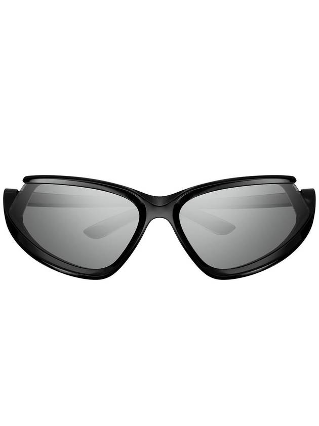 Eyewear Side Expand Mirror Oval Frame Sunglasses - BALENCIAGA - BALAAN 2