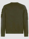 Men's Wappen Patch Cargo Pocket Sweatshirt Olive - STONE ISLAND - BALAAN 3