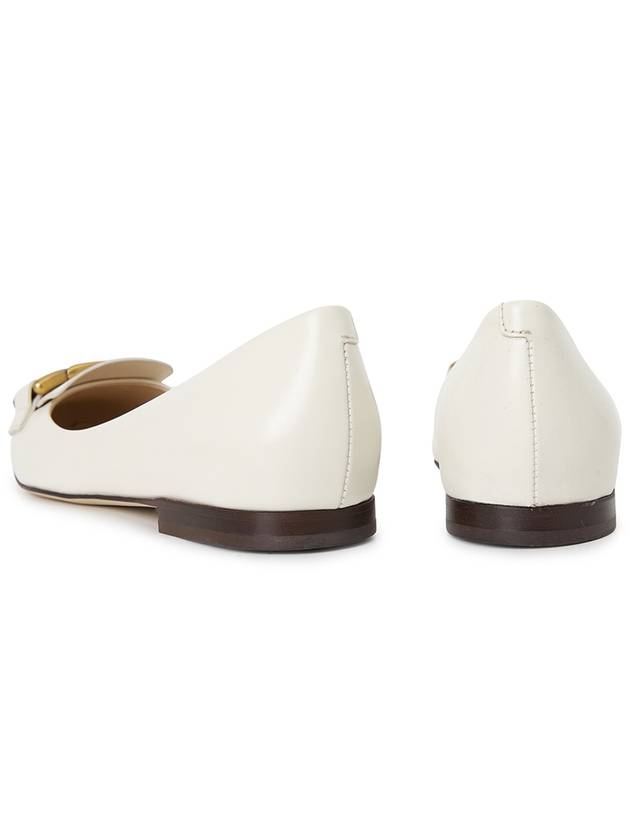 Kate Leather Ballerina White - TOD'S - BALAAN 7