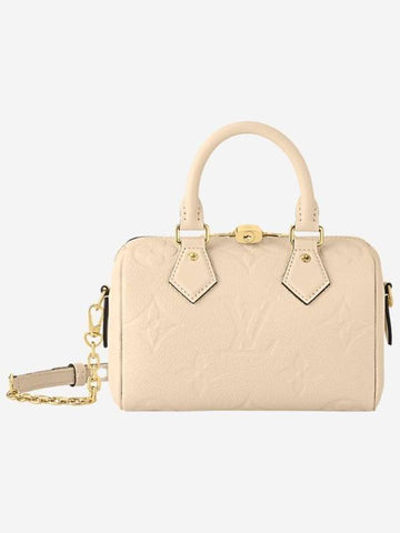 Speedy Bandouliere 20 Tote Bag Cream - LOUIS VUITTON - BALAAN 1