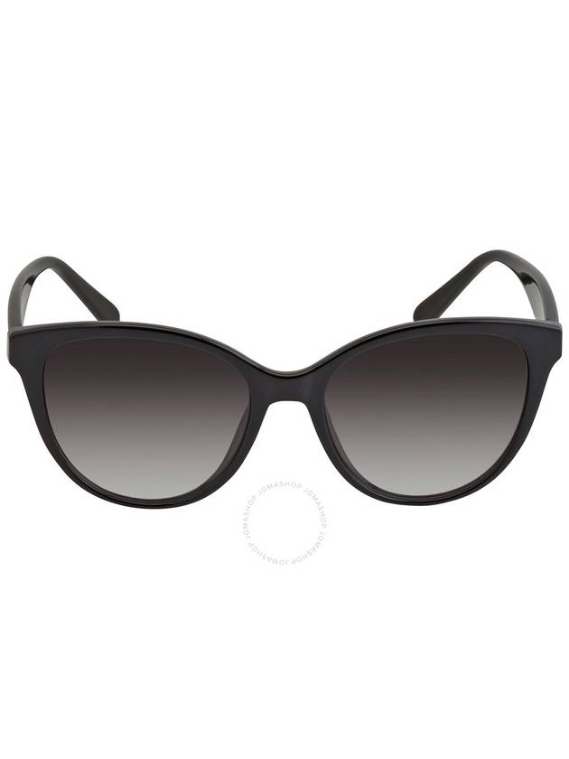 Round Gradient Cat-Eye Sunglasses Black - SALVATORE FERRAGAMO - BALAAN 2