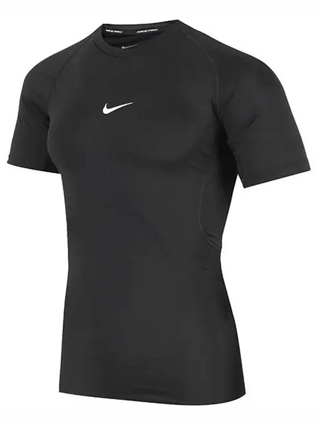 Pro Men's Dri Fit Tight Fitness Short Sleeve T-Shirt Black - NIKE - BALAAN 3