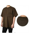 Classic Pocket Short Sleeve T-Shirt Khaki - Y-3 - BALAAN 2