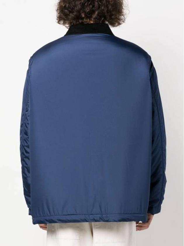 Logo Patch Lightweight Jacket Navy - MARNI - BALAAN 5