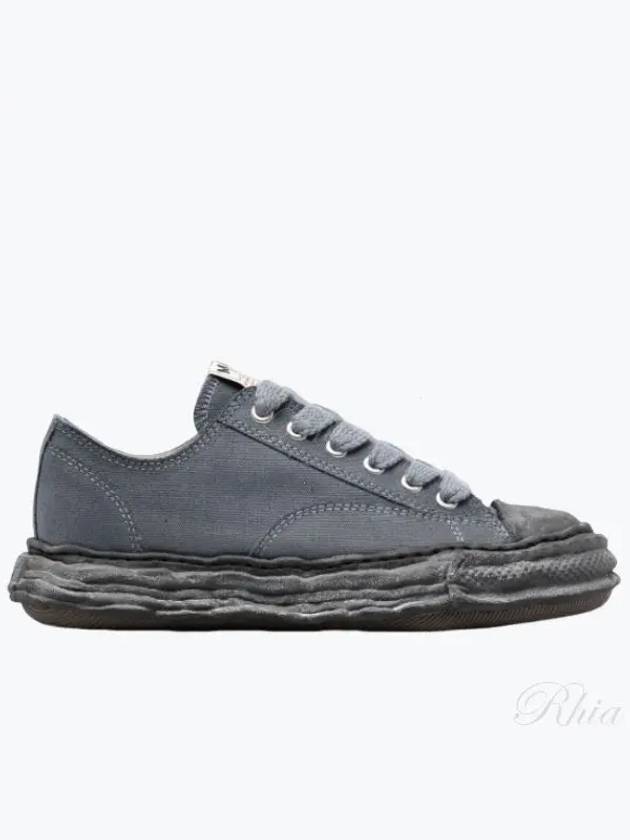 24 A12FW706 BLK Peterson 23 OG Sole Canvas Low Top Sneakers - MIHARA YASUHIRO - BALAAN 1