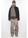 Fringe Wool Muffler Narrow Gray Melange SCAR000218 - ACNE STUDIOS - BALAAN 3