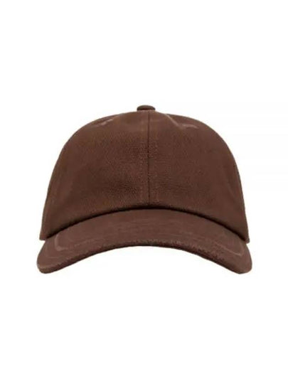 Logo Detail Cotton Ball Cap Brown - JACQUEMUS - BALAAN 2