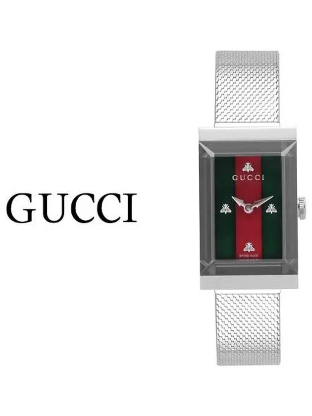 Women's G Frame Mesh Band Metal Watch - GUCCI - BALAAN 2