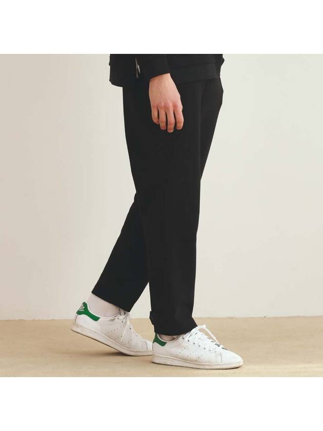 Button Jogger Track Pants Black - THE GREEN LAB - BALAAN 9