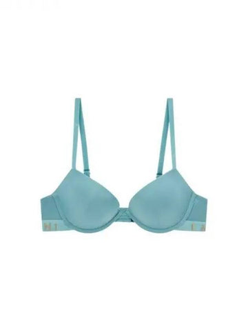 UNDERWEAR Women s Logo Band Microfiber Push up Bra Green 271012 - EMPORIO ARMANI - BALAAN 1