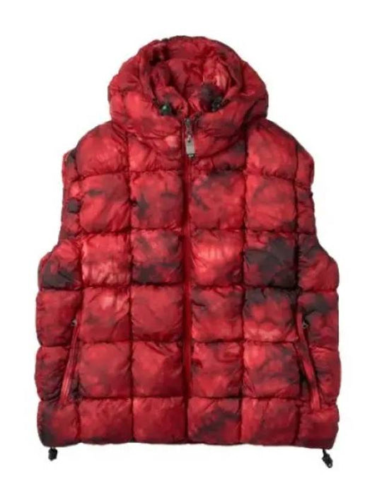 Lale padded vest hooded jacket red - DIESEL - BALAAN 1