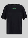 Active Mesh Short Sleeve T-Shirt Black - GANNI - BALAAN 2