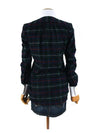 Wool Check Blouse Navy - DSQUARED2 - BALAAN 4