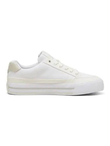 Court Classic Vulc FS Low Top Sneakers White Beige - PUMA - BALAAN 1