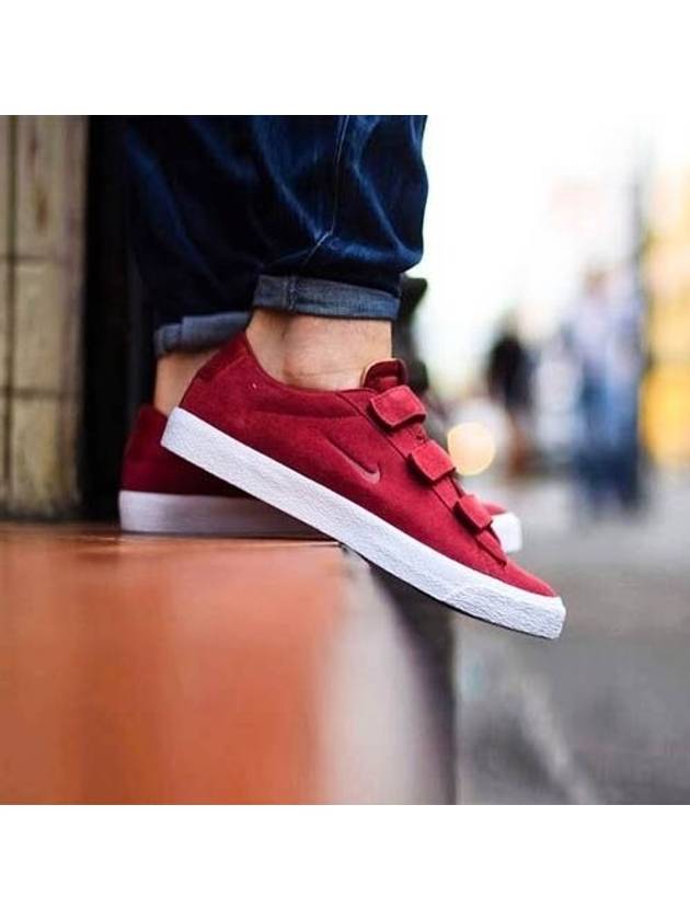 SB Zoom Blazer Low Top Sneakers Red - NIKE - BALAAN 2