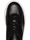 Gum Boy Leather Suede Low Top Sneakers Black - VALENTINO - BALAAN 6