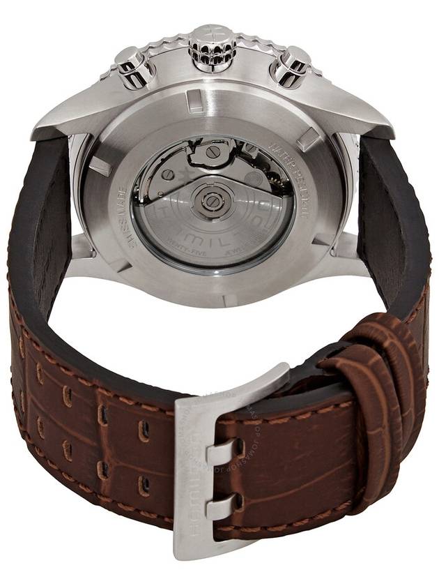 Khaki Aviation Automatic Watch Brown - HAMILTON - BALAAN 4