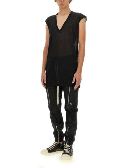 Rick Owens V-Neck T-Shirt - RICK OWENS - BALAAN 2