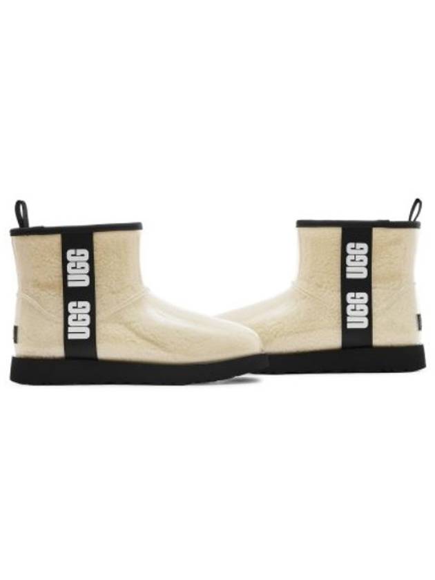 Women's Classic Clear Mini Rain Boots Natural - UGG - BALAAN 4