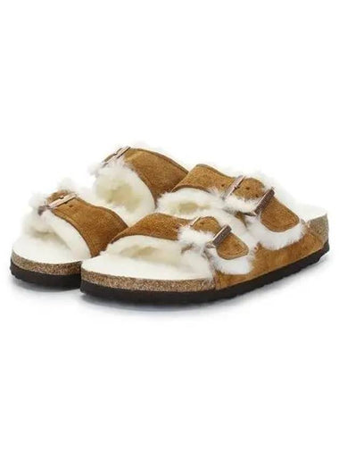 Sandals Men s Arizona Narrow Fur Brown - BIRKENSTOCK - BALAAN 1