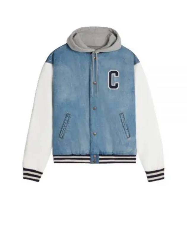 Teddy Loose Bomber Jacket Blue - CELINE - BALAAN 2