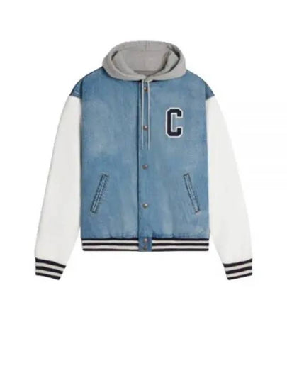 Teddy Loose Bomber Jacket Blue - CELINE - BALAAN 2