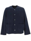 Men's Stevie Cardigan Dark Navy - A.P.C. - BALAAN 2