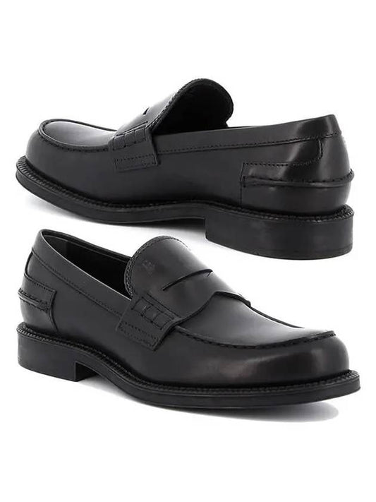 Penny Leather Loafers Black - TOD'S - BALAAN 2