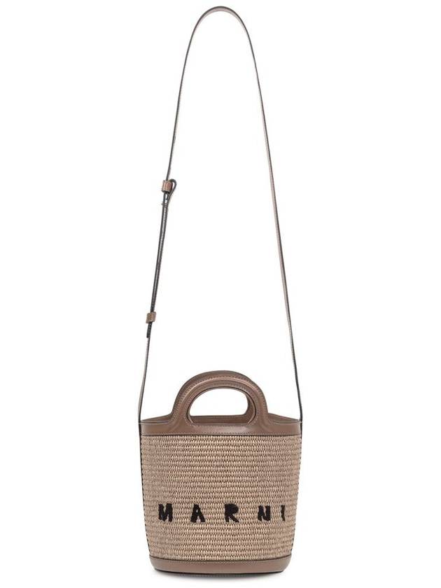 Tropicalia Small Bucket Bag Brown - MARNI - BALAAN 3