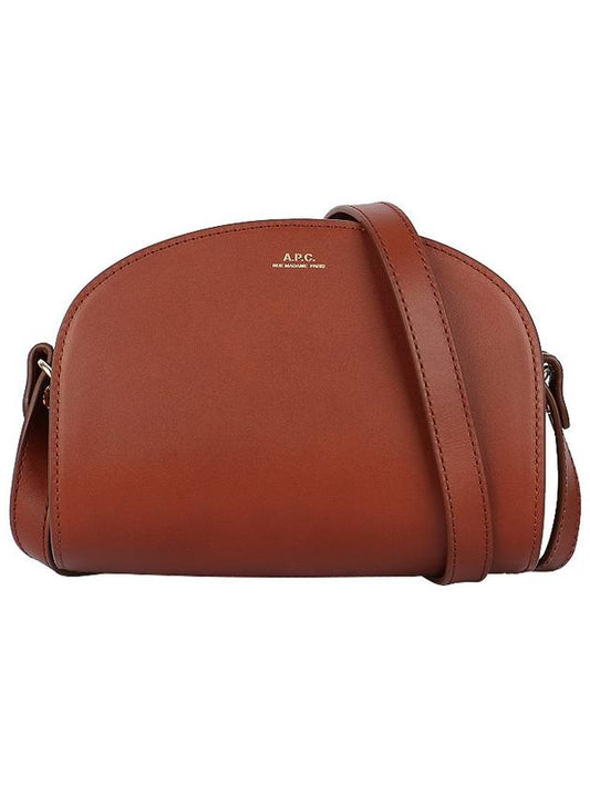 Demi Lune Mini Half Moon Cross Bag Brown - A.P.C. - BALAAN 2