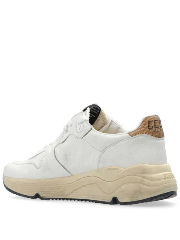 Running Sole Sports Low Top Sneakers Gold White - GOLDEN GOOSE - BALAAN 3