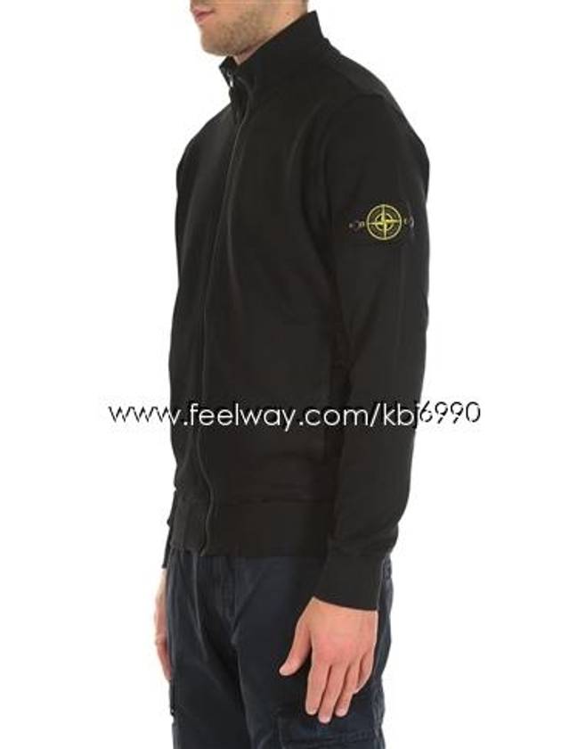 Men's Waffen Black ZipUp Jacket 6815 63156 V0029 - STONE ISLAND - BALAAN 8