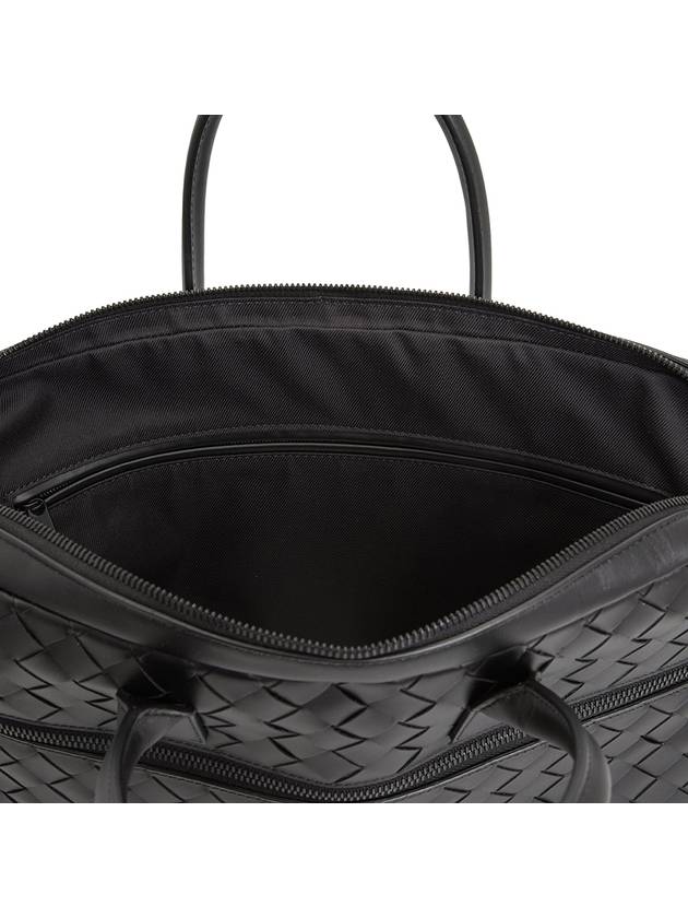 Intrecciato Briefcase Black - BOTTEGA VENETA - BALAAN 9