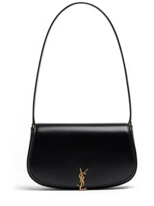 Voltaire Box Half-moon Shoulder Bag Black - SAINT LAURENT - BALAAN 2