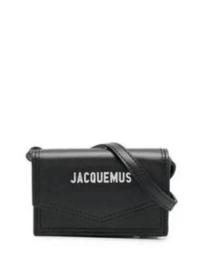 Le Porte Azur Envelope Pouch Bag Black - JACQUEMUS - BALAAN 2