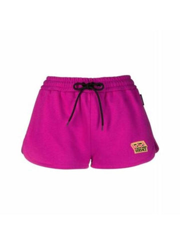 logo patch shorts pink - VERSACE - BALAAN 1