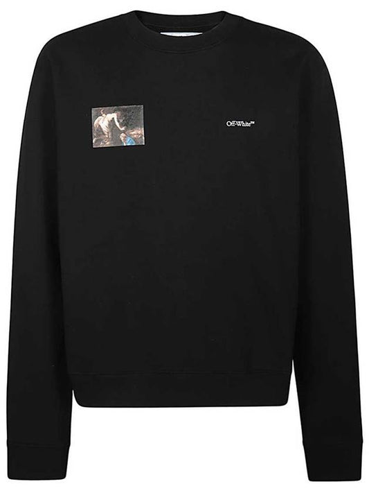 Caravaggio Arrow Sweatshirt Black - OFF WHITE - BALAAN 2