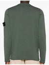 Raw Hand Cotton Crewneck Knit Top Dark Green - STONE ISLAND - BALAAN 3