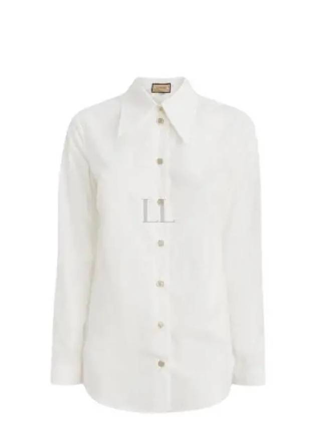 Cotton Shirt White - GUCCI - BALAAN 2