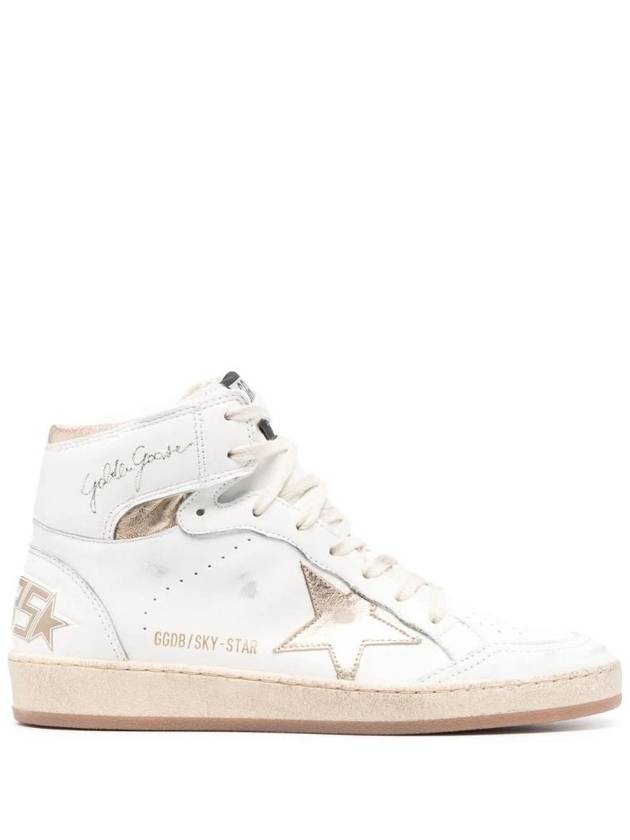 star patch lace-up sneakers - GOLDEN GOOSE - BALAAN 1