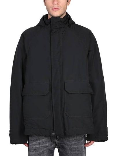 BB Icon Kick Parka Black - BALENCIAGA - BALAAN 2