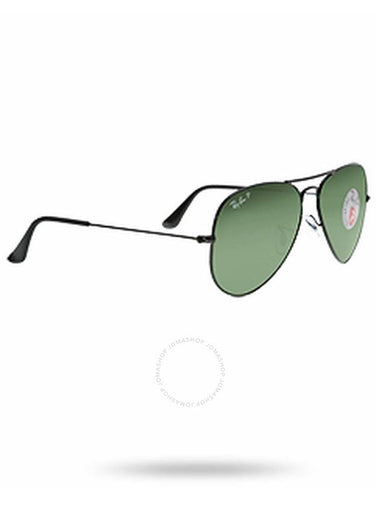 Ray Ban Aviator Classic Green Polarized Unisex Sunglasses RB3025 002/58 58 - RAY-BAN - BALAAN 1