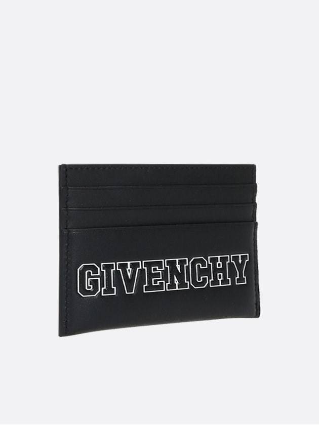 Embossed Logo Card Wallet Black - GIVENCHY - BALAAN 3